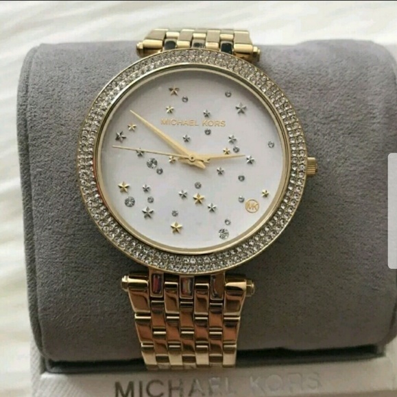 Brand new MICHAEL KORS crystal stars watch